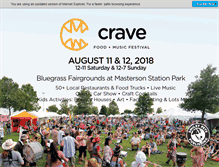 Tablet Screenshot of cravelexington.com